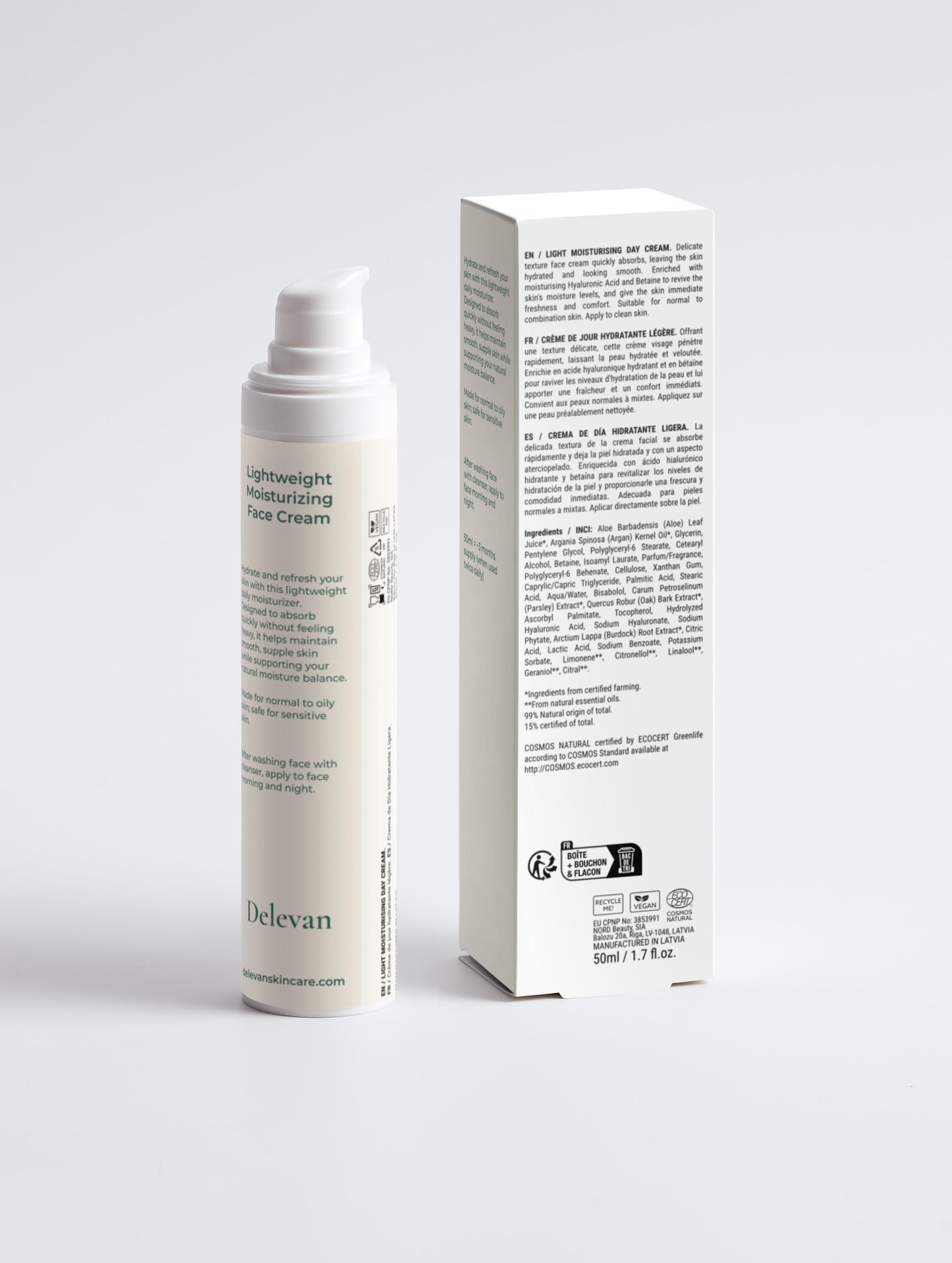 Lightweight Moisturizing Face Cream