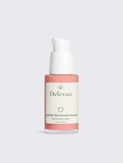 Peptide Anti-Aging Serum bottle on a light gray background